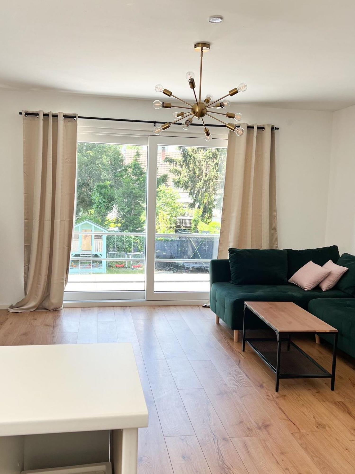 2 Zkb Apartment In Mannheim Kueche - Parken - Grosser Tv Eksteriør billede